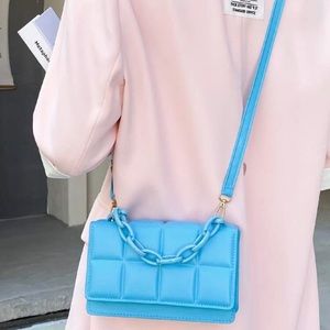 Light Blue Satchel Bag